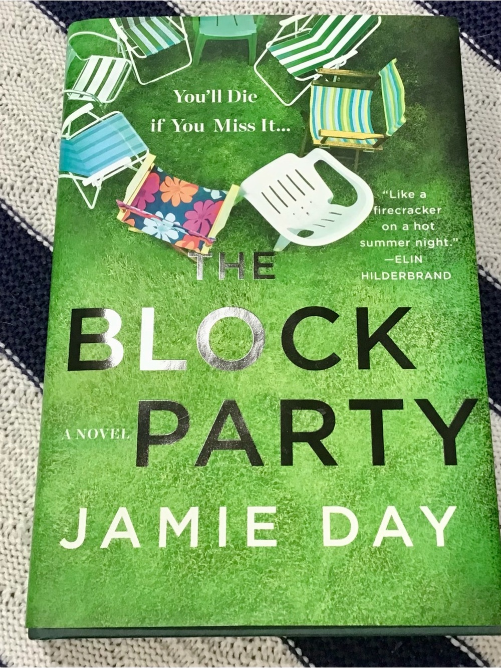 BOOK "The Block Party" Novel - Hardcover